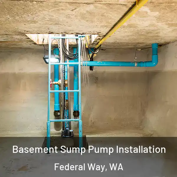  Basement Sump Pump Installation Federal Way, WA