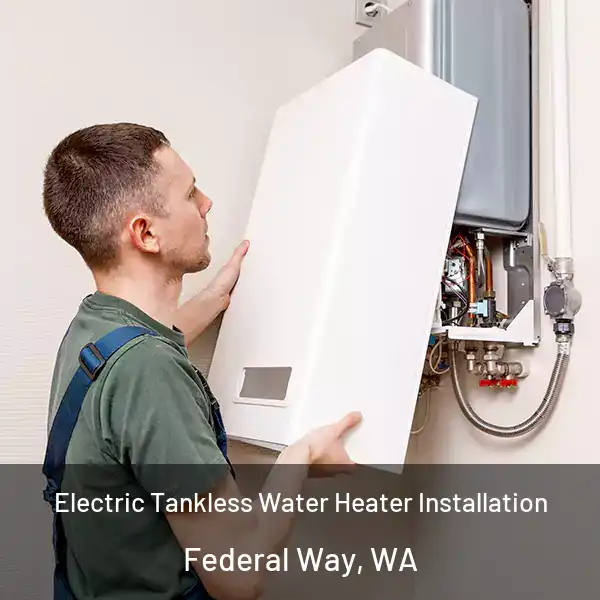  Electric Tankless Water Heater Installation Federal Way, WA